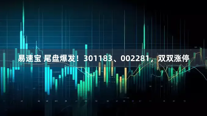 易速宝 尾盘爆发！301183、002281，双双涨停